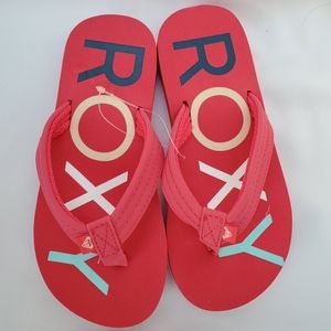 2 for $20 Roxy Pink Girl's Vista Bry Flip flop sandals Size 13 (Girls)